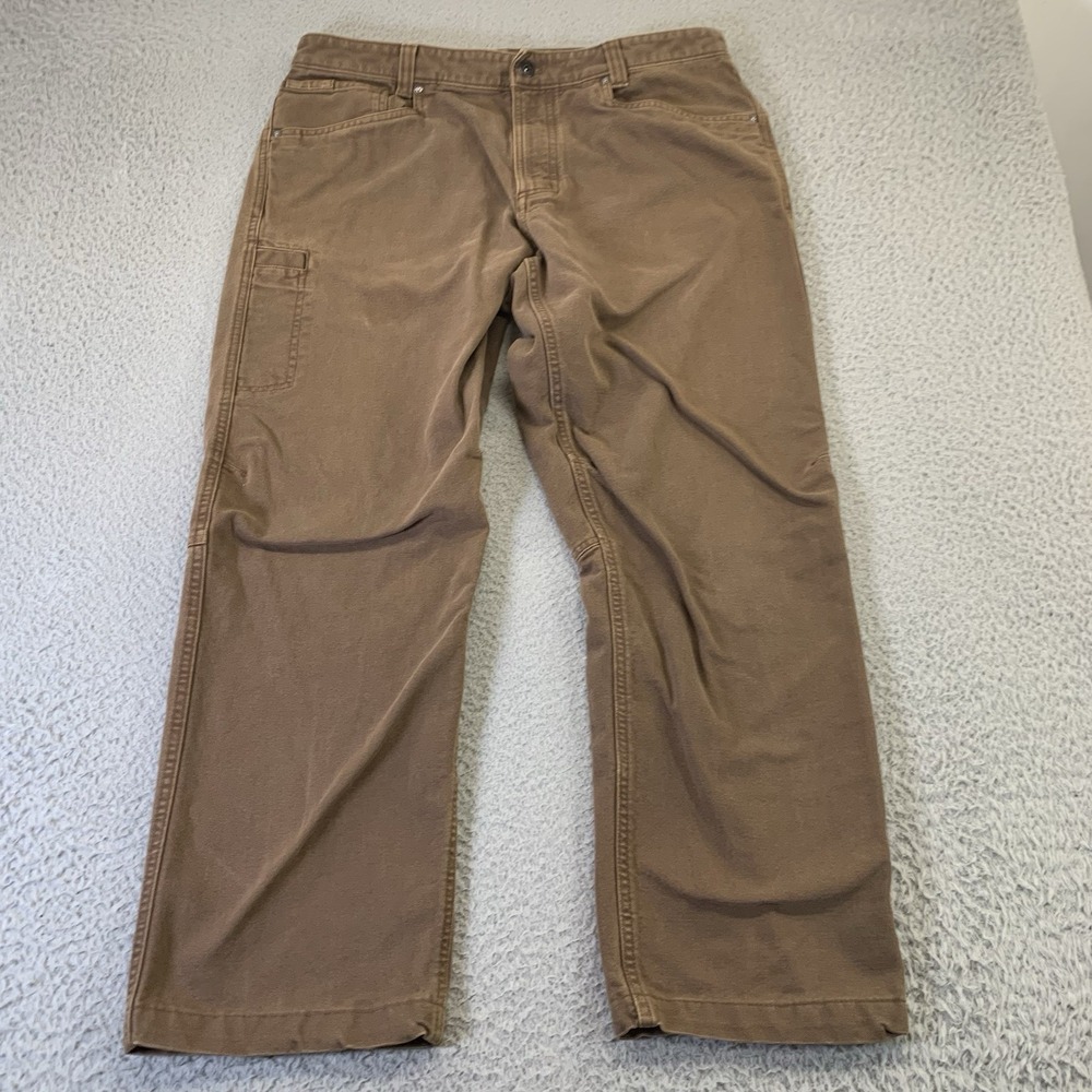 The‎ North Face Canvas Pants Mens 36x29 Brown Relaxed Work Hike Outdoor Gorpcore